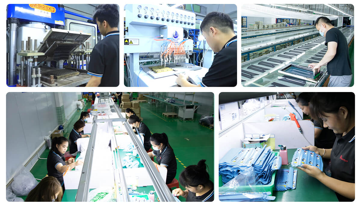 Silicone product factory quality control