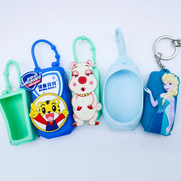 Silicone hand sanitizer holder