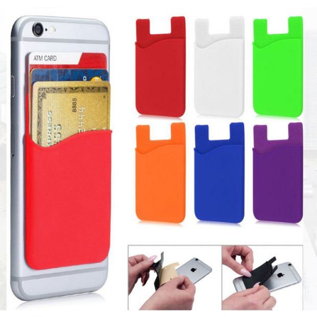 Silicone Phone Card Holder