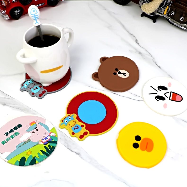 silicone car cup coasters