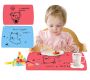 Custom baby silicone placemat