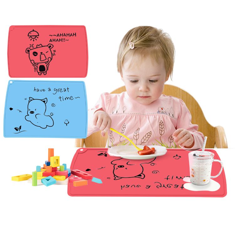 Custom baby silicone placemat